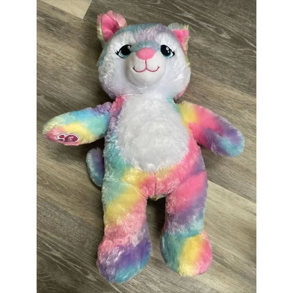 Great Wolf Lodge Rainbow Build A Bear BAB Limited Edition Plush Doll Stuffed